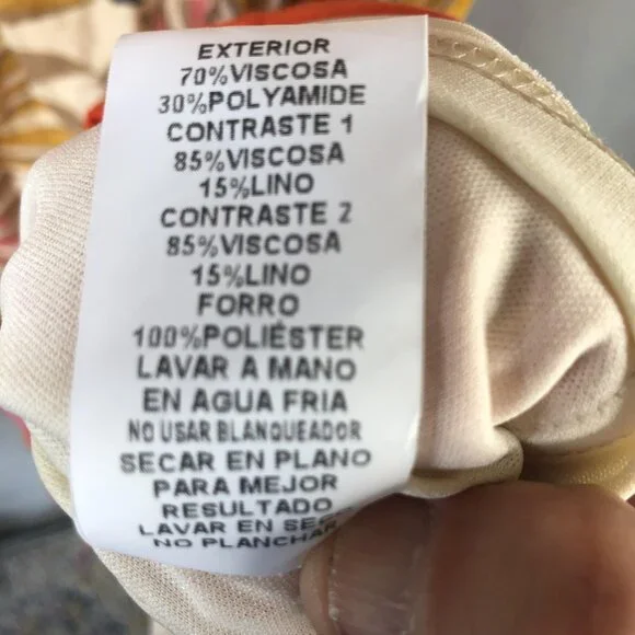 Voy Avara Dress Womens Small Multicolor Puff Sleeve Tiered Boho Festival NEW - Picture 10 of 16